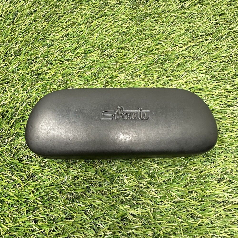 Silhouette Classic Charcoal Grey Hard Clamshell Sunglasses Eyeglasses Case